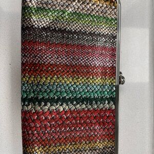 HOBO Multicolor Snakeskin Wallet